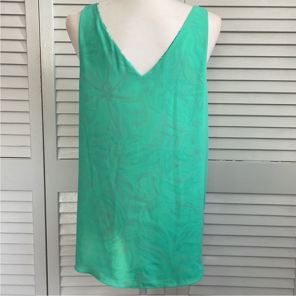Lilly Pulitzer Florin Reversible Tank Top One In A Melon Green Pink Sz XS - Picture 12 of 12